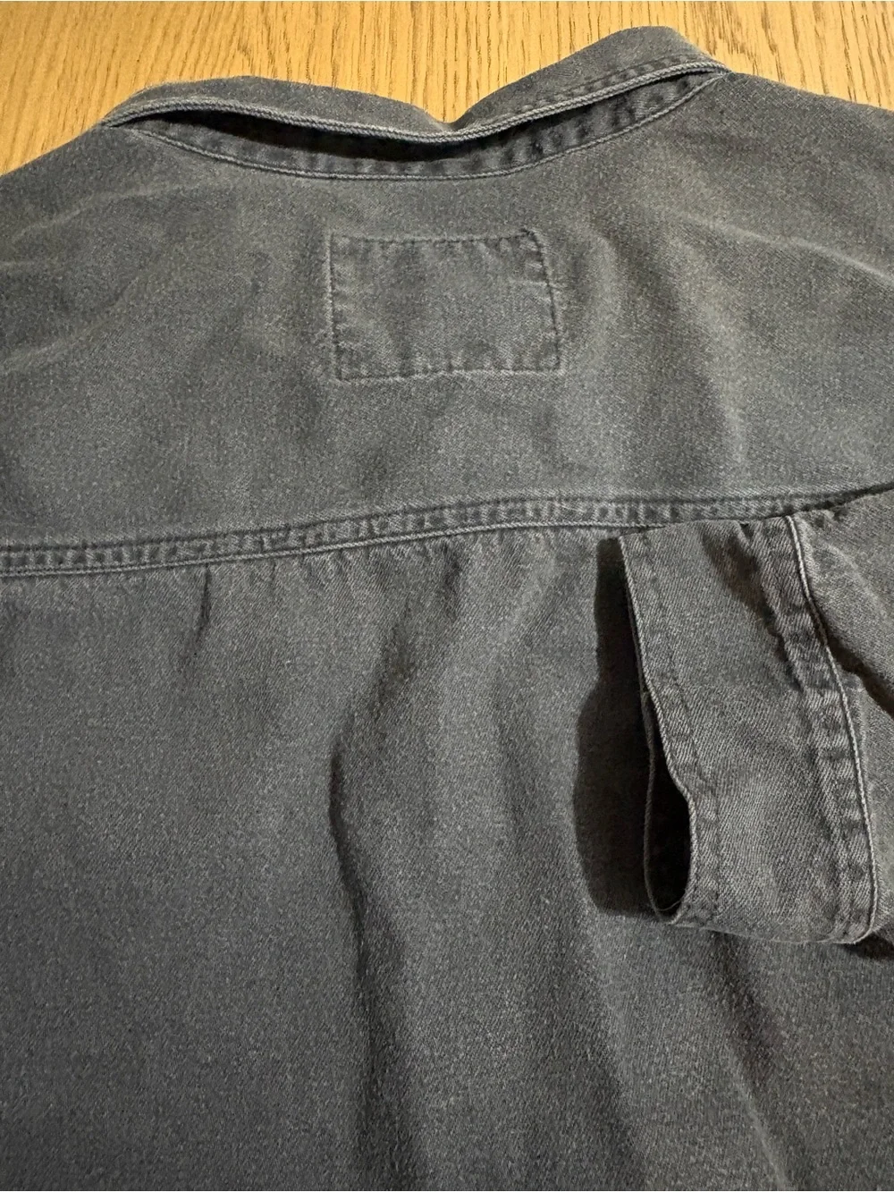 Levi's Men's Black  Button-Down Long Sleeve Shirt from 1994